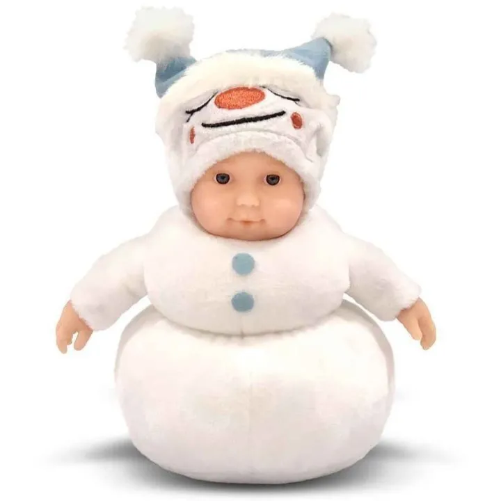 Poupée Anne Geddes 23 cm - Noël - Bébé bonhomme de neige