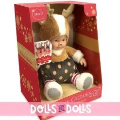 Poupée Anne Geddes 23 cm - Noël - Bébé renne
