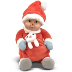 Poupée Anne Geddes 23 cm - Noël - Bébé père noël