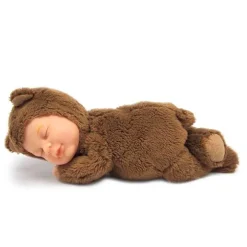 Poupée Anne Geddes 23 cm - Ours brun chocolat
