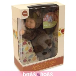 Poupée Anne Geddes 23 cm - Ours brun chocolat