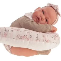 Poupée Antonio Juan 40 cm - Born avec coussin d'allaitement