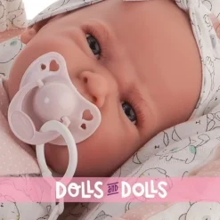 Poupée Antonio Juan 40 cm - Born Lea avec nacelle