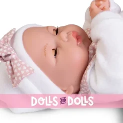 Poupée Antonio Juan 37 cm - Bimba lagrimitas dans son petit lit