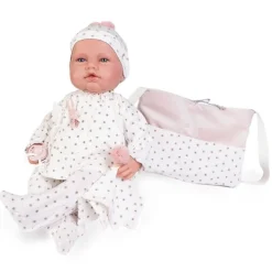Poupée Antonio Juan 50 cm - BabyDoo Palabritas avec sac pour vous