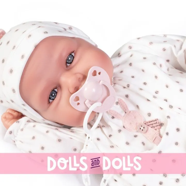 Poupée Antonio Juan 50 cm - BabyDoo Palabritas avec sac pour vous