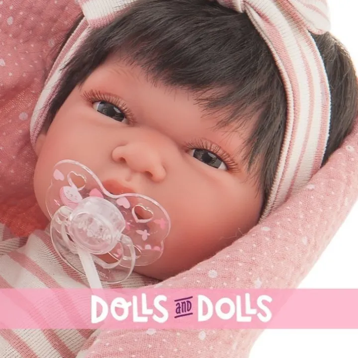 Poupée Antonio Juan 33 cm - Baby Toneta avec couverture