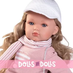 Poupée Antonio Juan 45 cm - Bella robe rayée