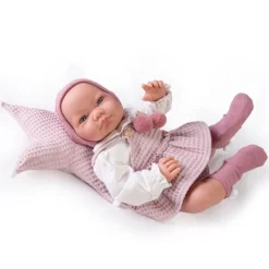Poupée Antonio Juan 42 cm - Couple nouveau-né Nica avec coussin étoile
