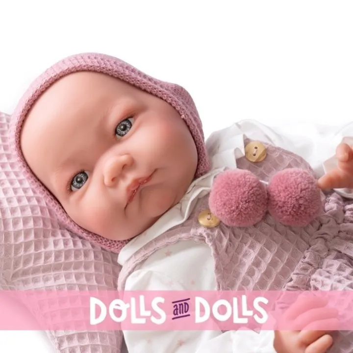Poupée Antonio Juan 42 cm - Couple nouveau-né Nica avec coussin étoile