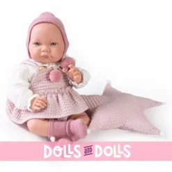 Poupée Antonio Juan 42 cm - Couple nouveau-né Nica avec coussin étoile