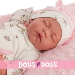 Poupée Antonio Juan 40 cm - Luna avec coussin