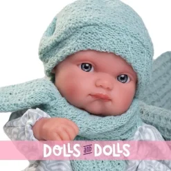 Poupée Antonio Juan 21 cm - Mufly avec nacelle