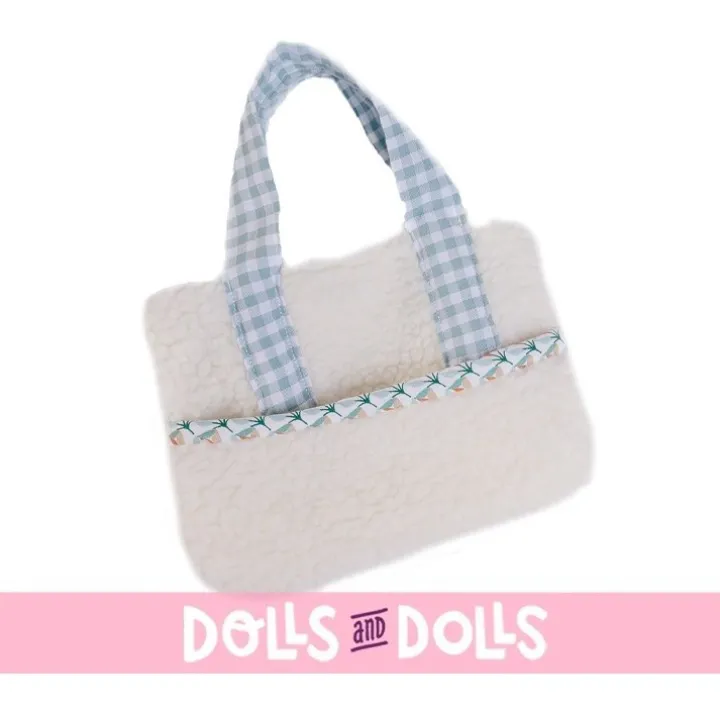 Poupée Antonio Juan 42 cm - Nouveau-né avec sac en peluche