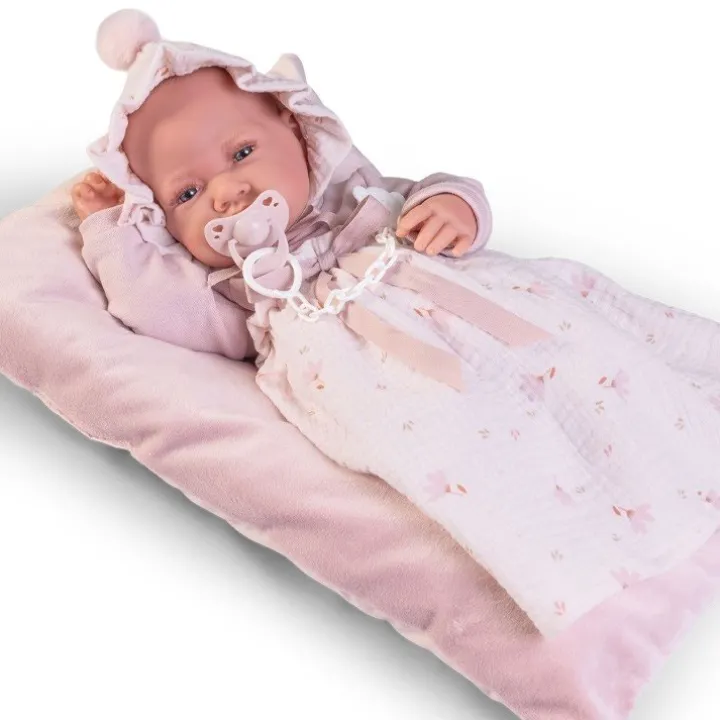 Poupée Antonio Juan 42 cm - Nouveau-né avec robe