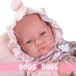 Poupée Antonio Juan 42 cm - Nouveau-né avec robe