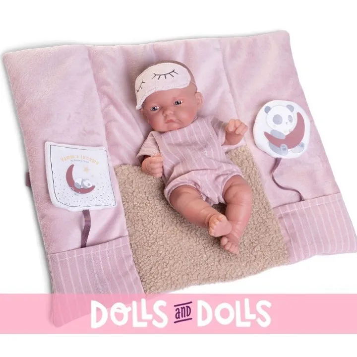 Poupée Antonio Juan 26 cm - Pitu dans son lit sensoriel