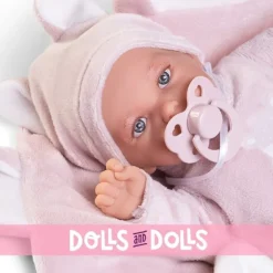 Poupée Antonio Juan 27 cm - Petit doux avec couverture de renard