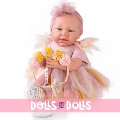 Poupée Antonio Juan 52 cm - "Mi primer Reborn" Daniela fée avec bandeau pour vous