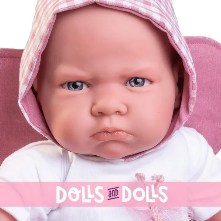 Poupée Antonio Juan 52 cm - "Mi primer Reborn" Berta avec des ailes de papillon