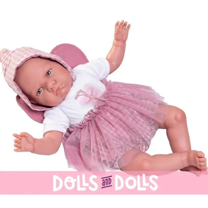 Poupée Antonio Juan 52 cm - "Mi primer Reborn" Berta avec des ailes de papillon