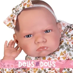 Poupée Antonio Juan 52 cm - "Mi primer Reborn" Berta avec sac maison