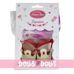 Poupée Antonio Juan Compléments 40-42 cm - Bottines rouges et beiges
