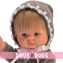 Poupée Así 20 cm - Bomboncín avec manteau gris