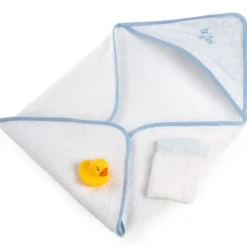 Poupée Así Compléments 36 à 43 cm - Cape de bain bleu clair avec accessoires