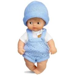 Poupée Barriguitas classique 15 cm - Bébé garçon blond avec barboteuse