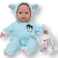 Poupée Berenguer Boutique 38 cm - Avec pyjama éléphant bleu