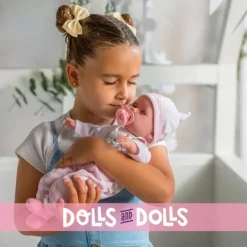 Poupée Berenguer Boutique 38 cm - Avec pyjama rose et accessoires