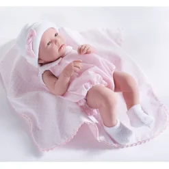 Poupée Berenguer Boutique 43 cm - 18109 La newborn (fille) avec tenue rose et couverture