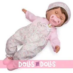 Poupée Berenguer Boutique 38 cm - Brune avec tenue d'éléphant et accessoires