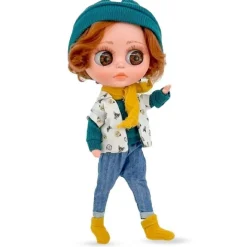 Poupée Berjuan 32 cm - The Biggers - Garçon en salopette en jean