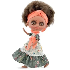 Poupée Berjuan 32 cm - The Biggers - Fille en tenue africaine