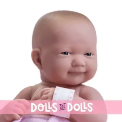 Poupée Design by Berenguer 36 cm - La Newborn - Soins tendres avec bouche fermée et ensemble de vêtements