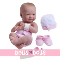 Poupée Design by Berenguer 36 cm - La Newborn - Soins tendres avec bouche fermée et ensemble de vêtements