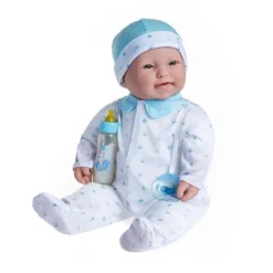 Poupée Design by Berenguer 51 cm - La Baby Doll - Pour dormir - Avec le pyjama, la tétine et le biberon
