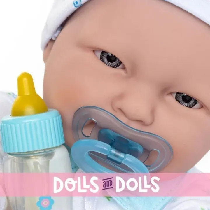 Poupée Design by Berenguer 51 cm - La Baby Doll - Pour dormir - Avec le pyjama, la tétine et le biberon