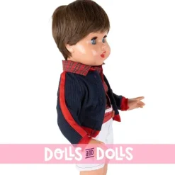 Poupée Juanín Pérez 50 cm - Avec un pantalon blanc et une veste marine