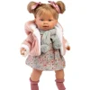 Poupée Llorens 42 cm - Alexandra pleureuse avec veste et écharpe en laine