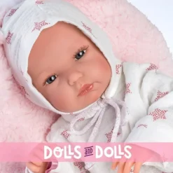 Poupée Llorens 35 cm - Bimba avec siège bébé