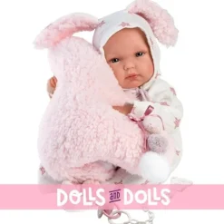 Poupée Llorens 35 cm - Bimba avec siège bébé
