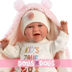 Poupée Llorens 40 cm - Le nouveau-né Mimi sourit "Kid´s zone"