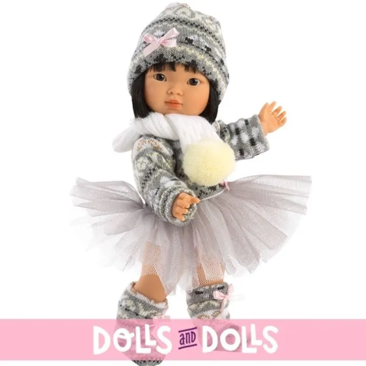 Poupée Llorens 28 cm - Lu asiatique