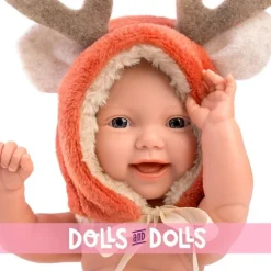 Poupée Llorens 31 cm - Mini Baby Boy - Renne