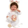 Poupée Llorens 44 cm - Nouveau-né Tala sourit avec pyjama girafe