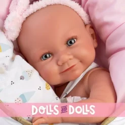 Poupée Llorens 40 cm - Nouveau-né Nica avec aire de jeux