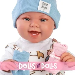 Poupée Llorens 44 cm - Nouveau-né Talo/Tala sourit